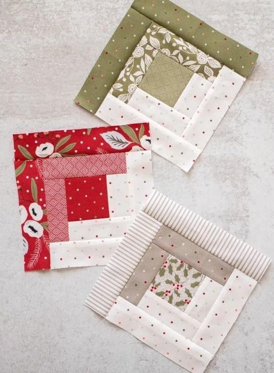 Log Cabin Quilt Block
